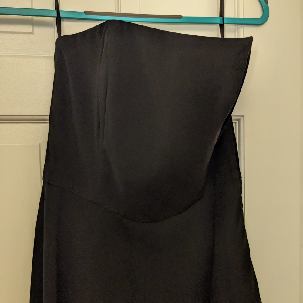 Black Banana Republic strapless dress